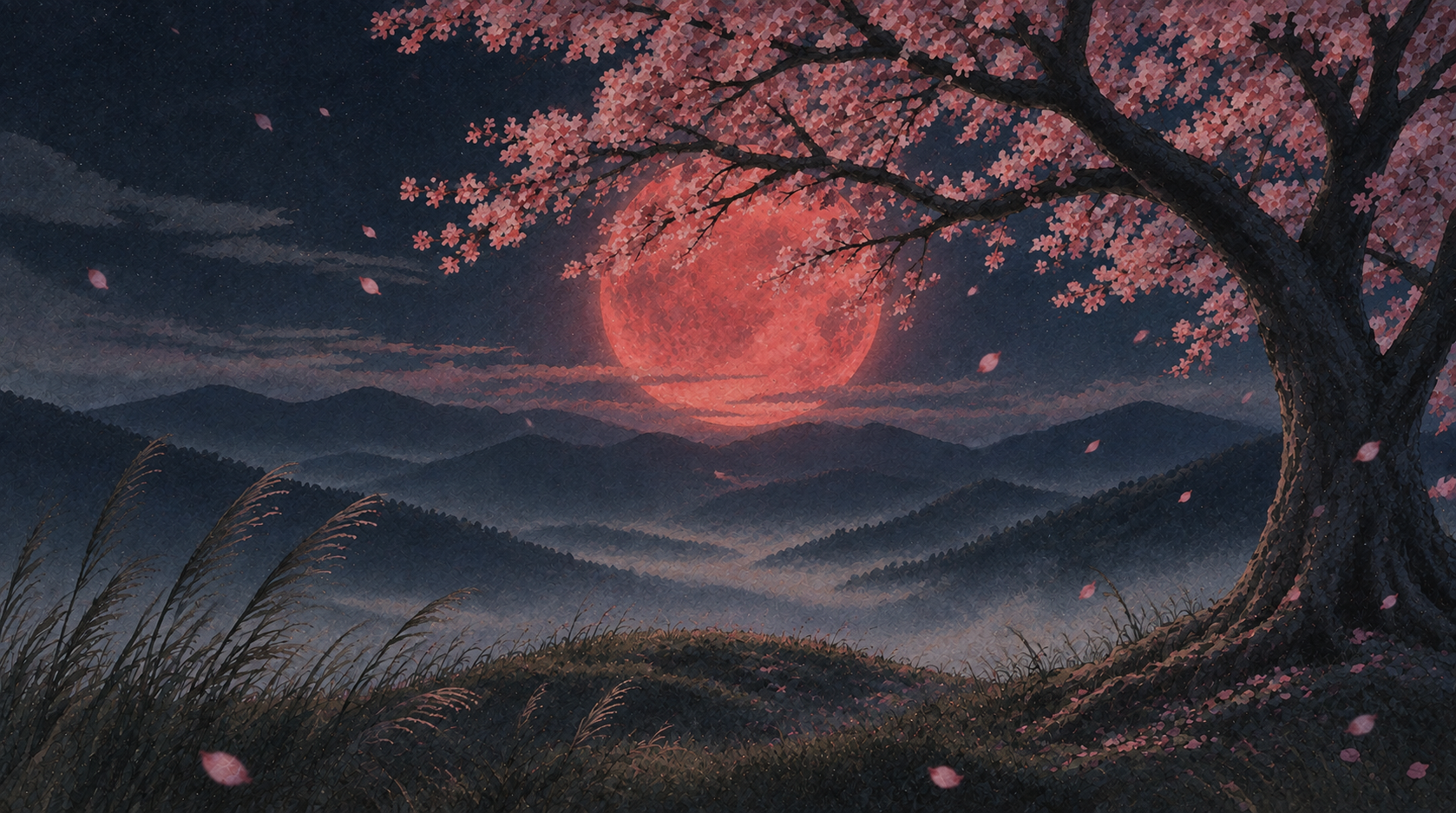 Zen Sakura Landscape